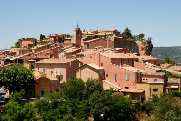 Dorp roussillon in de provence, Zuid-Frankrijk — Stockfoto