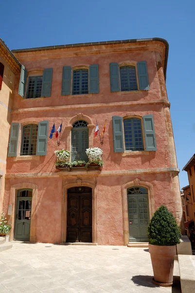 Hotel de Ville in Roussillon, southern France — Stock Photo, Image
