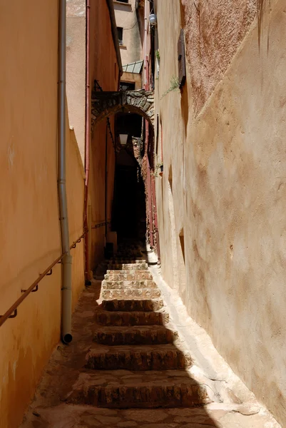 Rua em Roussillon, Provença França — Fotografia de Stock