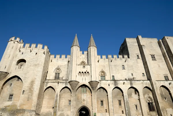 Papežský palác v Avignonu, Francie — Stock fotografie