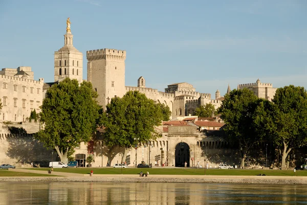 Palác papežů v Avignonu, Francie — Stock fotografie