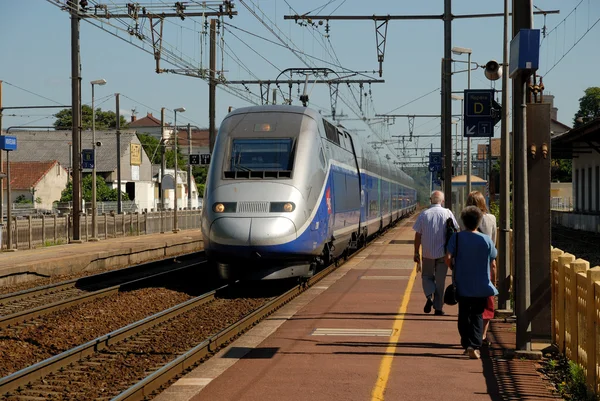 Le train à grande vitesse français, TGV — Photo