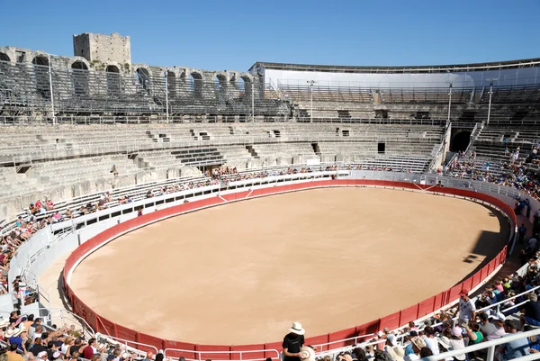 Arena romana di Arles, Francia meridionale — Foto Stock