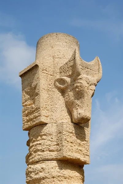 Statue in Saintes-Maries-de-la-Mer, France — Stock Photo, Image