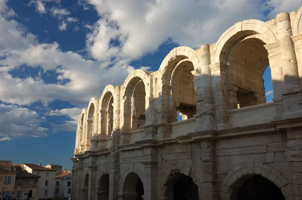 De oude Romeinse arena in arles, Frankrijk — Stockfoto