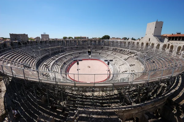 Den romerska arenan i arles, france — Stockfoto