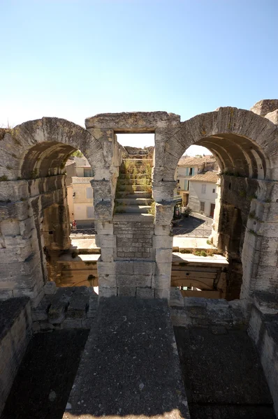 Detail van de Romeinse arena in arles, Frankrijk — Stockfoto