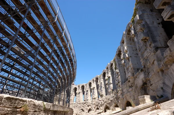 A római arénában Arles, Franciaország — Stock Fotó