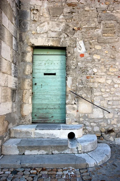 Nieczysty stare drewniane drzwi — Zdjęcie stockowe