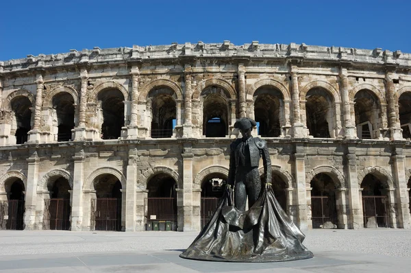 罗马圆形剧场，尼姆法国 — 图库照片