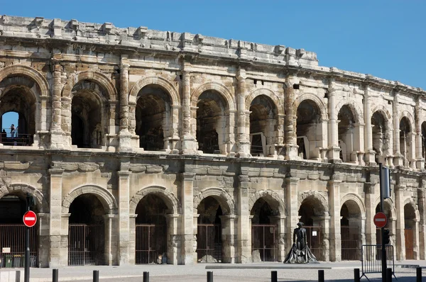 Nimes, Fransa'da Roma arena — Stok fotoğraf