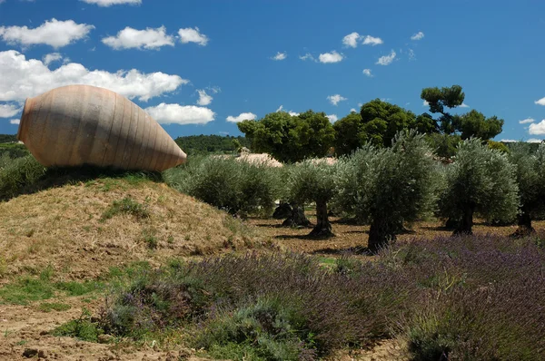 Landschaft in der Provence, Frankreich — Stockfoto