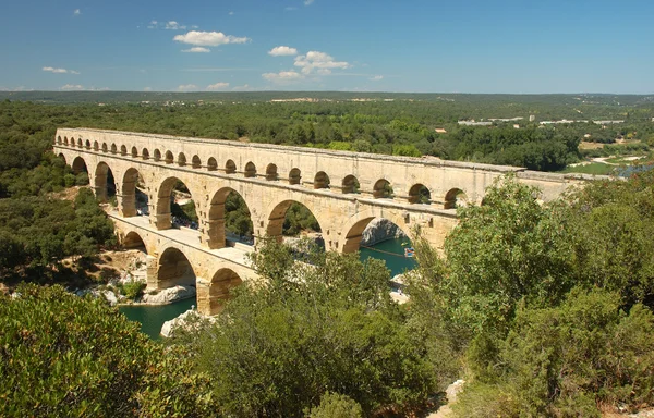 Aqueduto romano Pont du Gard, França — Fotografia de Stock