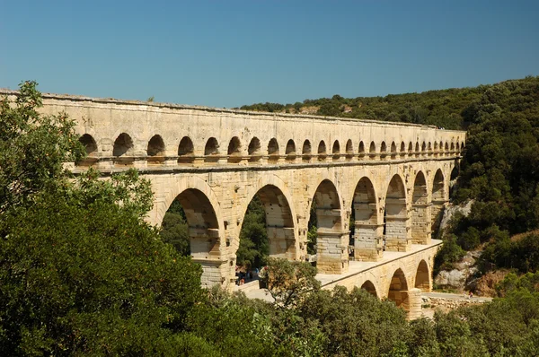 Cigányokat Pont du Gard, Franciaország — Stock Fotó