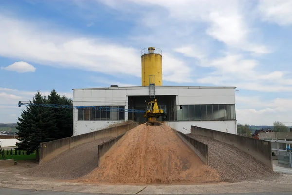 Sand und Kies für den industriellen Einsatz — Stockfoto