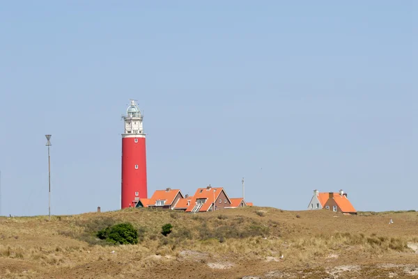 Deniz feneri texel, Hollanda — Stok fotoğraf