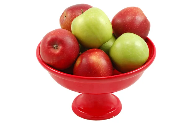 Manzanas en un florero — Foto de Stock