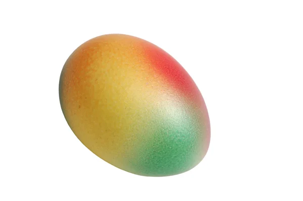 Huevo de Pascua aislado sobre fondo blanco — Foto de Stock