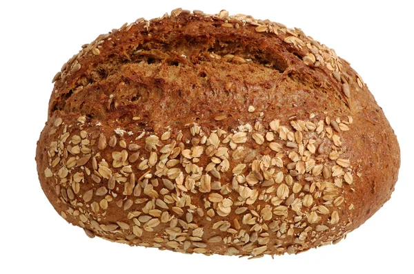 Roti yang diisolasi di atas putih — Stok Foto