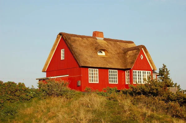 Danimarkalı yazlık ev — Stok fotoğraf