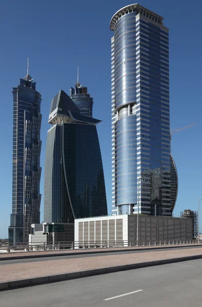 Skyskrapor på business bay i dubai — Stockfoto