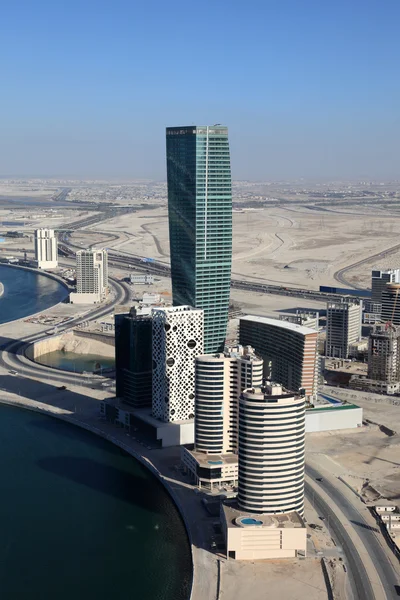Небоскрёбы в Business Bay в Дубае — стоковое фото