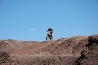 Enduro motocross competition clipart