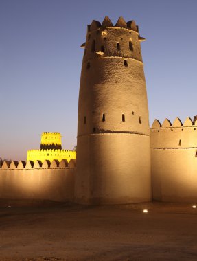 Al Jahili fort in Al Ain, Emirate of Abu Dhabi clipart