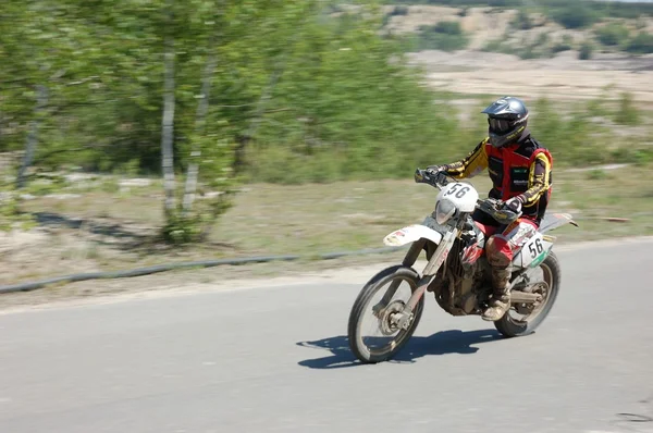 Jeździec Enduro motocross konkurencji — Zdjęcie stockowe