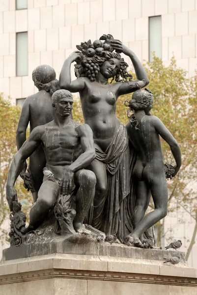 Скульптуры Барселоны, Испания — стоковое фото