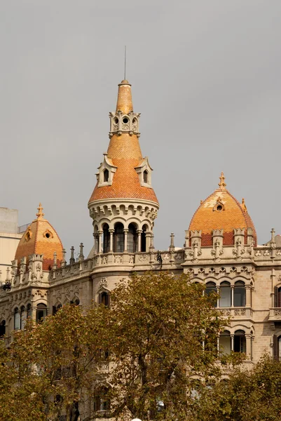 バルセロナ,スペインの建築 — ストック写真