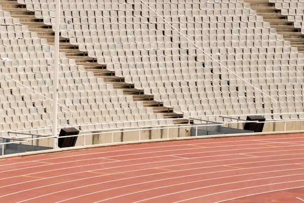 Zetels in een leeg stadion — Stockfoto
