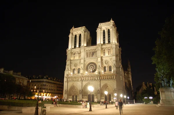 stock image Notre Dame at Night, Paris France