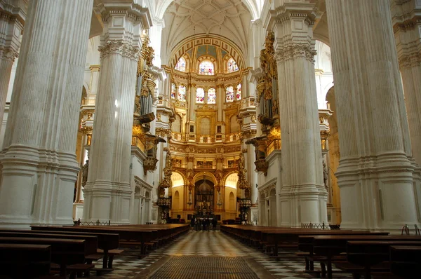Inisde capilla gerçek, granada, İspanya — Stok fotoğraf