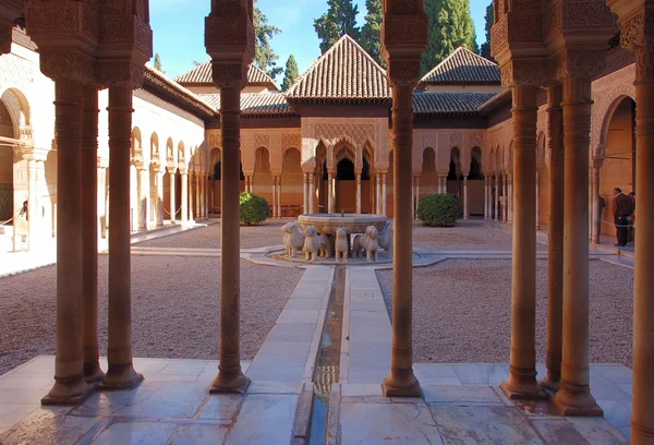 stock image The Court of the Lions in Alhambra Palace, Granada Spain