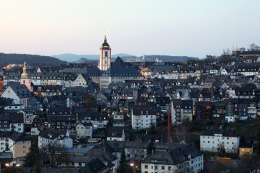 Town Siegen in North Rhine-Westphalia, Germany clipart