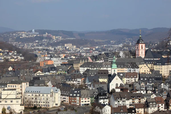 Kuzey Ren-Vestfalya, Almanya 'da Siegen kasabası — Stok fotoğraf