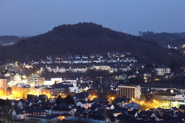 Město Siegen v Severním Porýní-Vestfálsku, Německo — Stock fotografie