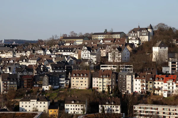 Πόλη Siegen στη Βόρεια Ρηνανία-Βεστφαλία, Γερμανία — Φωτογραφία Αρχείου