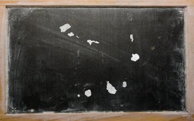 Outline map of cape verde on blackboard clipart