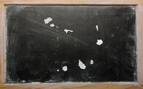 Konturkarta över Kap verde på blackboard — Stockfoto