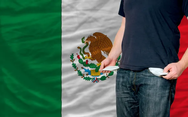 Impact de la récession sur les jeunes hommes et la société au Mexique — Photo