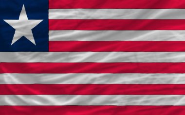 Liberya dalgalı ulusal bayrak için arka plan tamamlamak