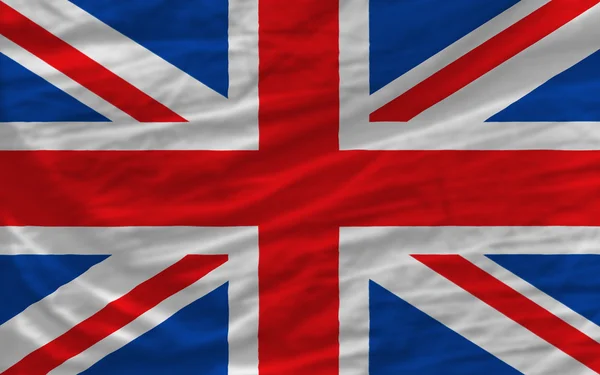 Kompletní zamával státní vlajka Spojeného království pro pozadí — Stock fotografie