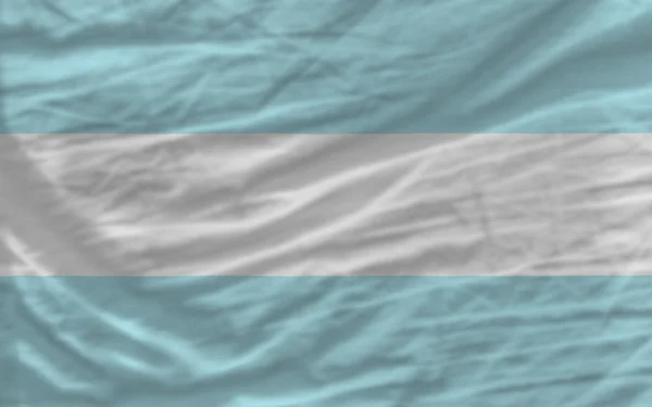 Kompletní zamával státní vlajky Argentiny na pozadí — Stock fotografie