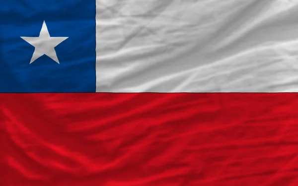 Komplett geschwenkte chilenische Nationalflagge als Hintergrund — Stockfoto