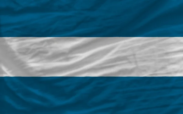 Bandiera nazionale sventolata completa di el salvador per sfondo — Foto Stock