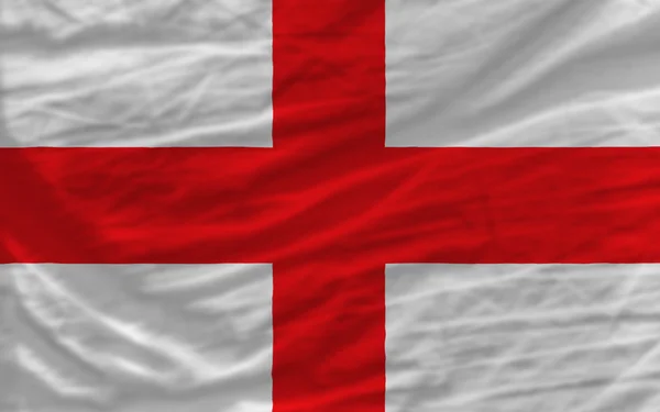 Volledige Wave nationale vlag van Engeland voor achtergrond — Stockfoto