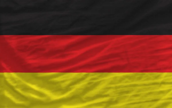 Volledige Wave nationale vlag van Duitsland voor achtergrond — Stockfoto