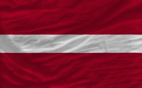Complete waved national flag of latvia for background — Stock Photo, Image
